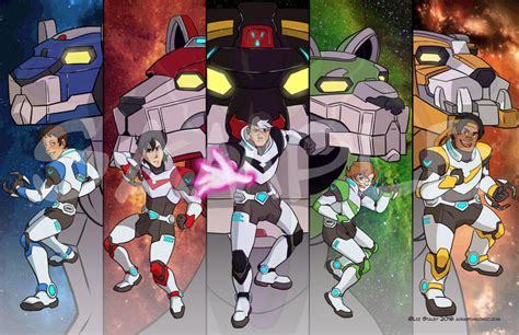 Voltron Legendary Defender Group By Lizstaley On Deviantart