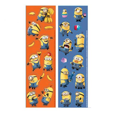 Minions Stickers Pack Of 8 998094 Character Brands