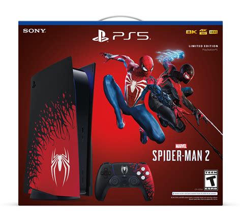 Best Buy Sony PlayStation 5 Console Marvels Spider Man 2 Limited