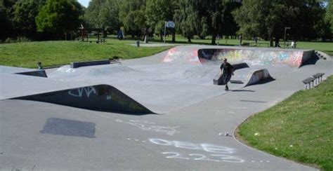 Skate Boarding Jellie Park Christchurch Canterbury New Zealand