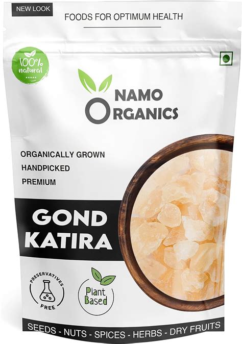 Amazon Namo Organics Gond Katira Pure Organic Gm Edible