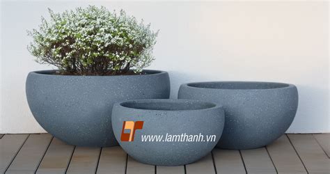 LAM THANH Vietnam Polystone Pots Fiberstone Planters