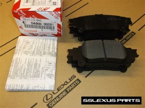 Lexus Is250 2014 2015 Oem Genuine Rear Brake Pads Pad Set 04466 30282 Ebay