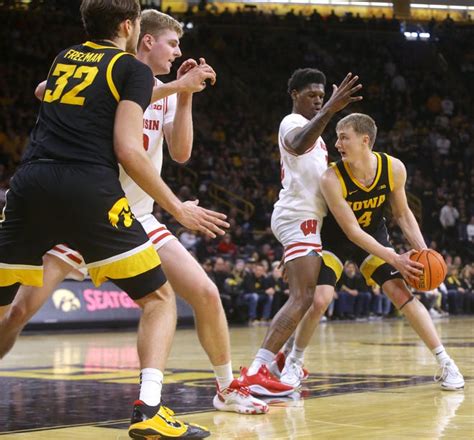 photos: Iowa men's basketball vs. Wisconsin at Carver-Hawkeye Arena