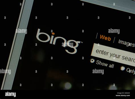 Bing microsoft search engine hi-res stock photography and images - Alamy