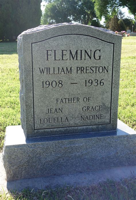 William Preston Fleming 1908 1936 Find A Grave Memorial