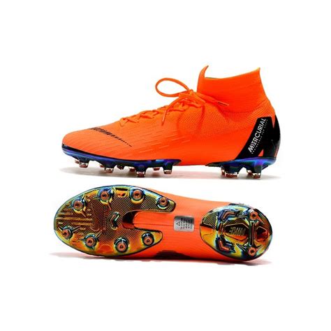 Crampons Nike Mercurial Superfly Vi 360 Elite Ag Orange Noir