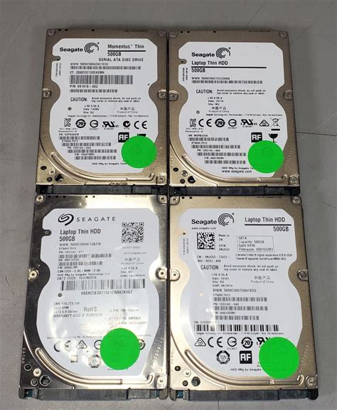 Lot Of Seagate St Lt Thin K Rpm Gb Gb S Sata Hard