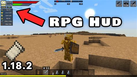 Minecraft Java 1 18 2 Fabric Rpg Hud Mod For 1 18 2 Mods Minecraft Youtube