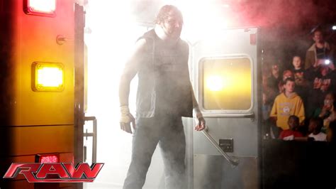 Dean Ambrose Surprises Bray Wyatt From The Back Of An Ambulance Raw