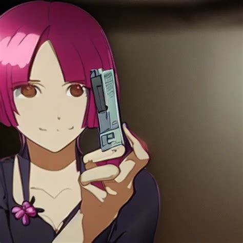 A Glock 1 9 Commercial Featuring Homura Akemi Stable Diffusion