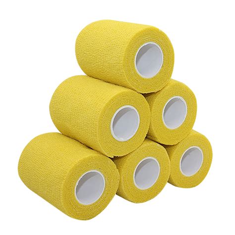 Comomed 6 Pack Self Adherent Cohesive Bandage 3 X 5 Yards Self