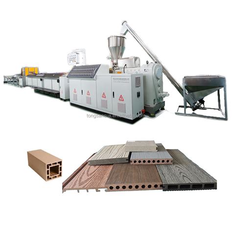 Wpc Profile Extrusion Linewood Plastic Profiel Composite Production