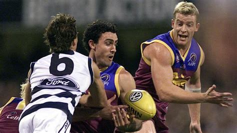 Afl Hall Of Fame 2016 Ceremony Brisbane Lions Midfielder Nigel Lappin