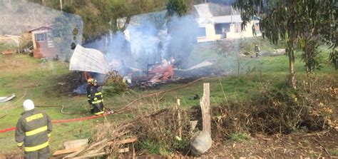 Ataque Incendiario Dej Una Caba A Destruida Y Otra Con Da Os En Ca Ete