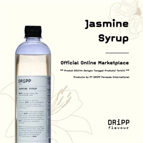 Jual Dripp Jasmine Syrup Sirup Rasa Jasmine Ml Jakarta Utara