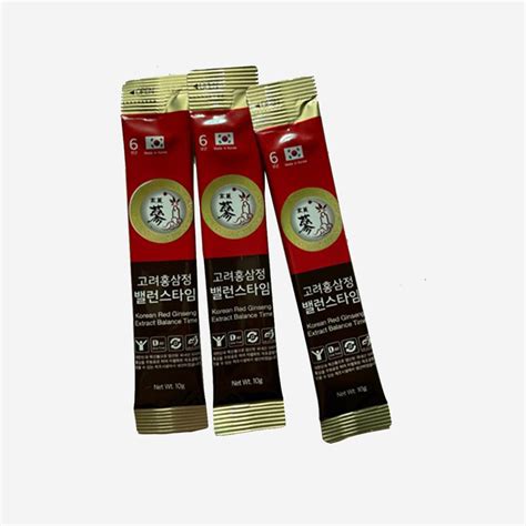 Korean Red Ginseng Extract Balance Time 10g Korean Mart