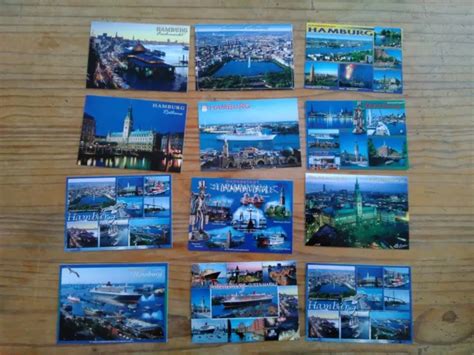 LOT DE 12 Cartes Postales Hamburg Vierges EUR 2 00 PicClick FR