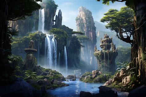 Waterfall Fantasy Art