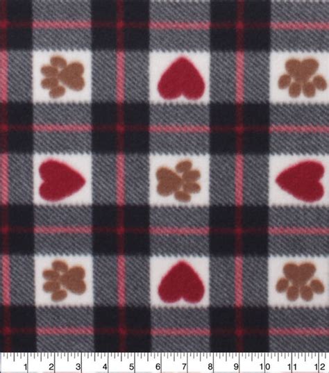 Hearts And Paws Blizzard Fleece Fabric Joann