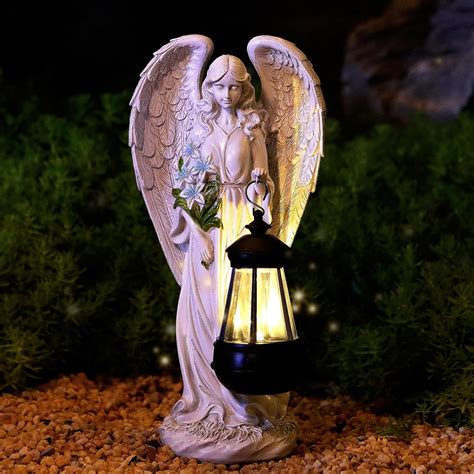 Vchymm Solar Angel Outdoor Garden Decor Statues 132