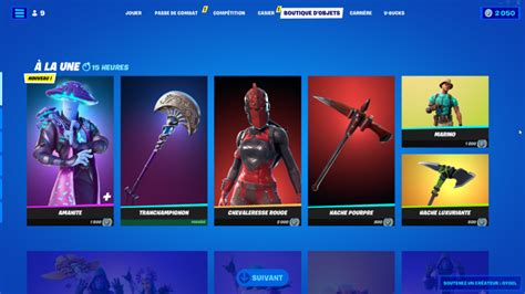 Fortnite Boutique Du Jour Janvier Jeuxvideo