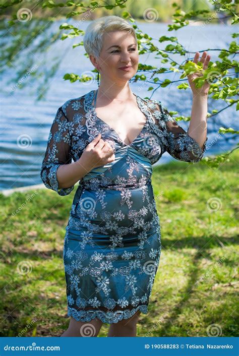 Mature Woman At Countryside Romantic Style Lady Portrait Stock Image Image Of House Large