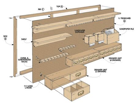 Workbench With Pegboard Plans