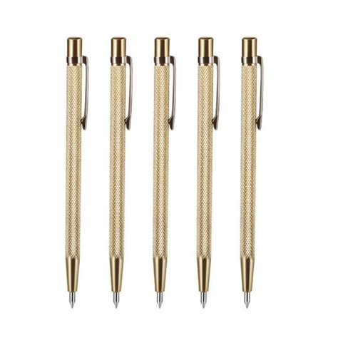 5 PièCes Diamant MéTal Marqueur Gravure Stylo Carbure de TungstèNe