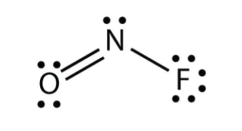 NOF Lewis Structure, Geometry, Hybridization, and Polarity - Techiescientist