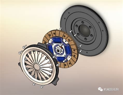 【工程机械】clutch 71离合器结构3d图纸 Solidworks设计solidworks 仿真秀干货文章