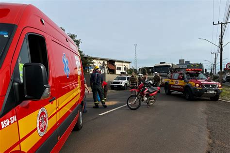 Colis O Entre Moto E Van Deixa Homem Ferido Na Willy Barth Em Smoeste