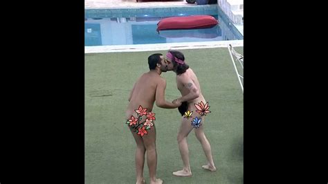 BBB21 GIL E FIUK PULAM PELADOS NA PISCINA E FABIO JUNIOR FICA