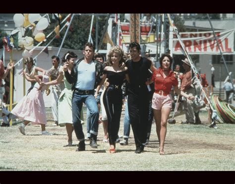 The Grease Crew During The Carnival Kenickie Sandy Danny And Rizzo