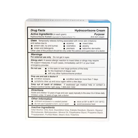 Hydrocortisone Cream 1 Anti Itch Cream Hart Health First Aid Supplies