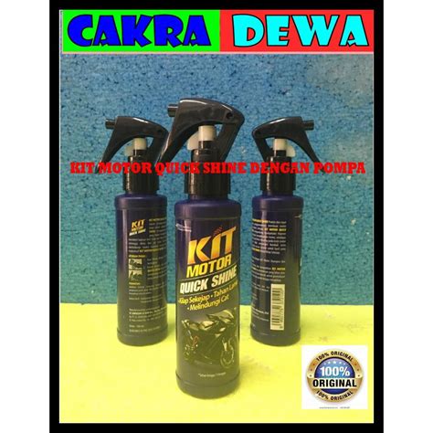 Jual Kit Motor Quick Shine Pump Kemasan Pompa Pembersih Motor Isi 100ml