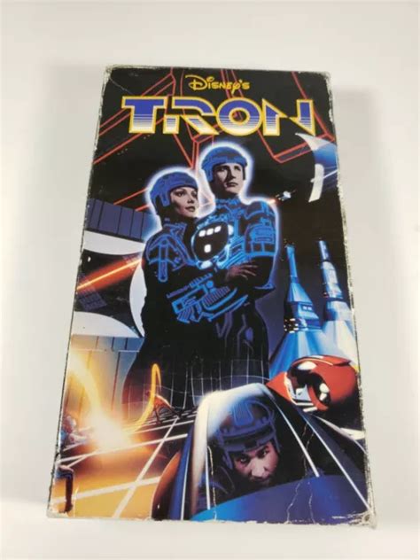 Tron Vhs Tape Original Walt Disney Home Video Jeff Bridges Sci Fi