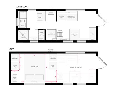 Beautiful Tiny Homes On Wheels Floor Plans New Home Plans Design