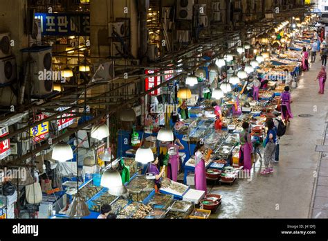 Bird Eye View Of Noryangjin Fish Market Dongjak Gu Seoul South Korea