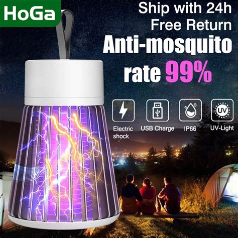 Lampe Anti Moustiques Lectrique Pi Ge Insectes Rechargeable Liminateur