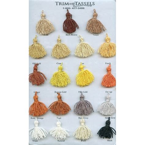 Craft Tassel Tassel Small Tassel Tassel For Crafts Chainette Rayon Fancy Tassel