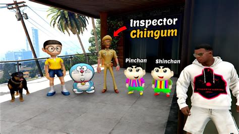 Franklin Playing Chupan Chupai With Shinchan Pinchan Inspector