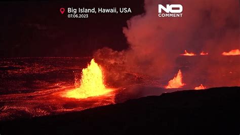 Vulkan Kilauea Spukt Wieder Lava Video Dailymotion