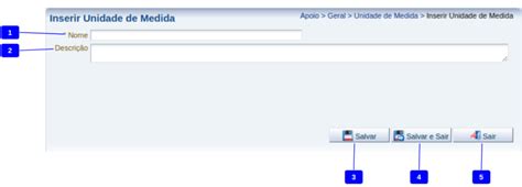 Inserir Unidade De Medida Wiki Siafe Ce