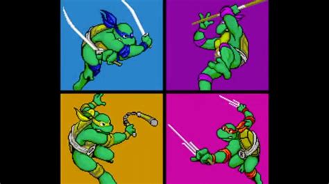 Tmnt Teenage Mutant Ninja Turtles Arcade Intro 1989 Konami Youtube