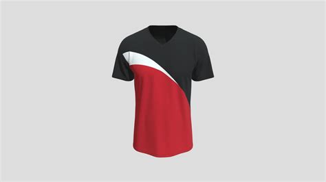 Sporty V Neck T Shirt Buy Royalty Free 3d Model By Digital