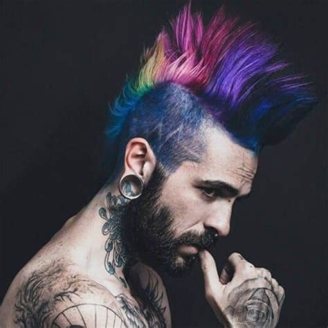 15 Upscale Punk Mohawk Hairstyles For Men Vintagevoguemag