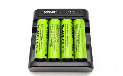 Charger XTAR LC4 XTAR AA 1 5V Battery With LED Indicator Chargers