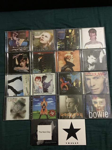 Remembering David Bowie Heres My Collection Of His Albums 😁 Cd