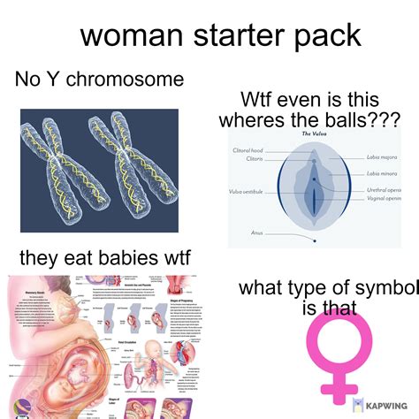 Woman Starter Pack 🤢🤮 Rstarterpacks